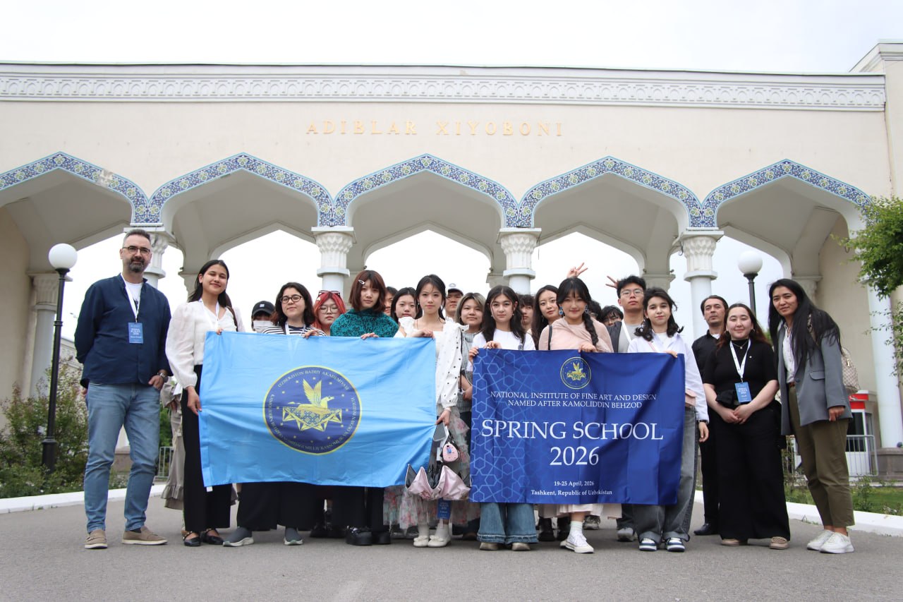 The next events within the framework of the international spring school project "Spring School 2026" at the Kamoliddin Behzod National Institute of Art and Design were organized at a high level!