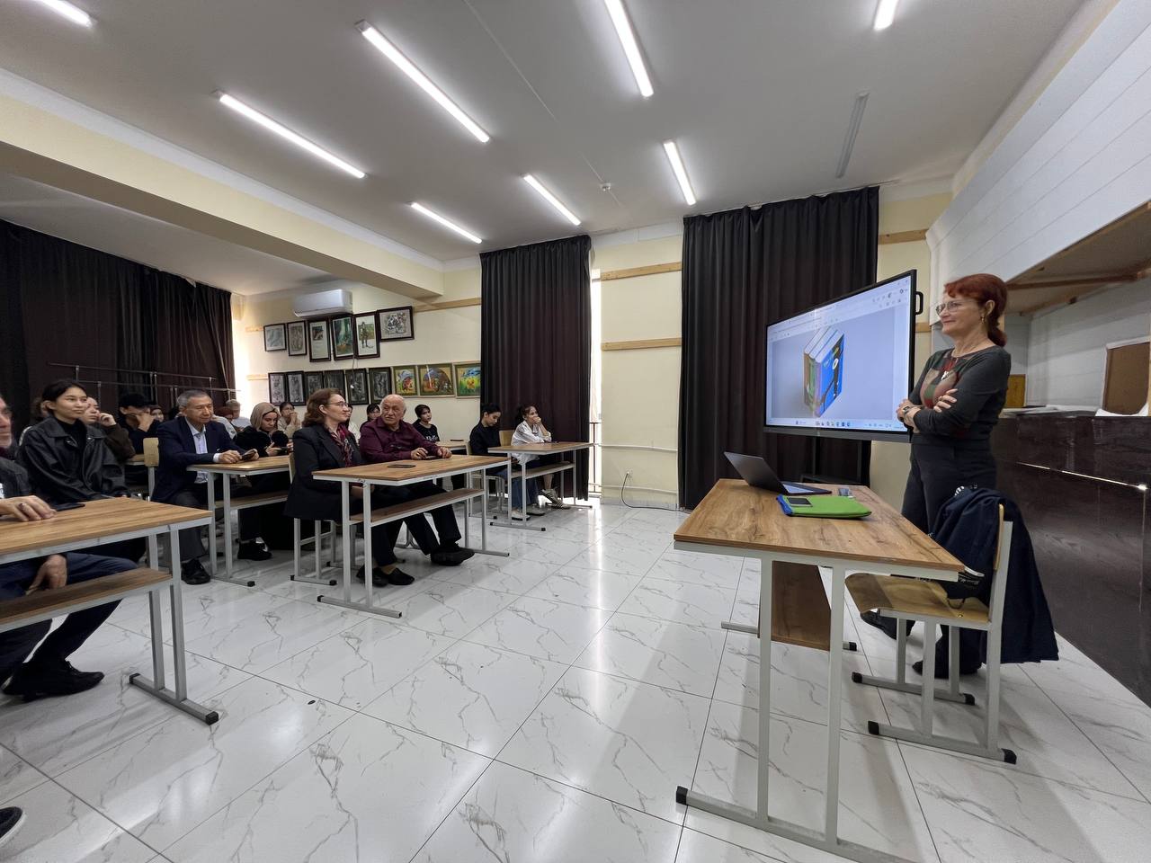 A scientific and educational meeting was organized with the participation of Professor Pilar Salvador, a representative of the prestigious ESD University in Spain!
