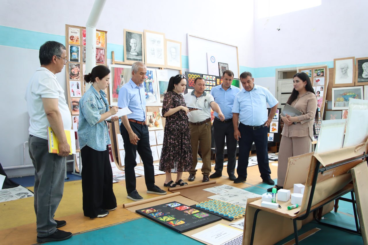Annual final reviews in specialized subjects are being held at the National Institute of Fine Arts and Design named after Kamoliddin Behzod.