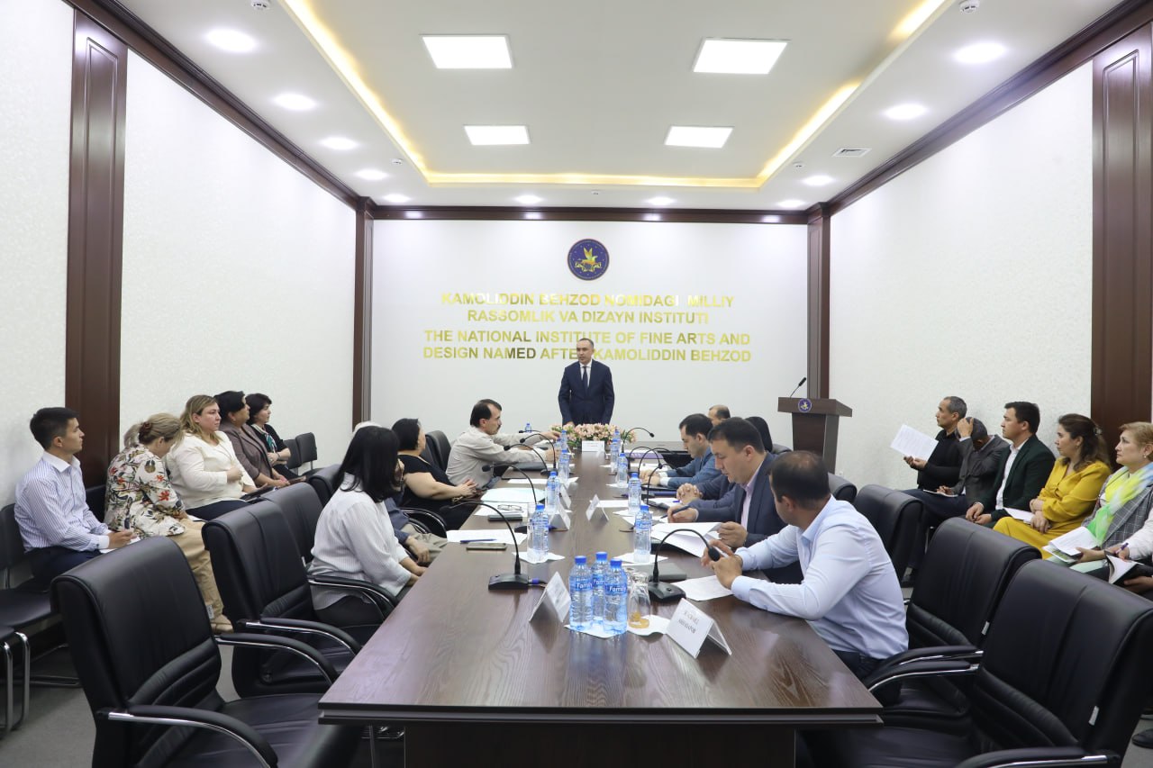 The April session of the Institute Council for the 2025/2026 academic year was held at the National Institute of Fine Arts and Design named after Kamoliddin Behzod.