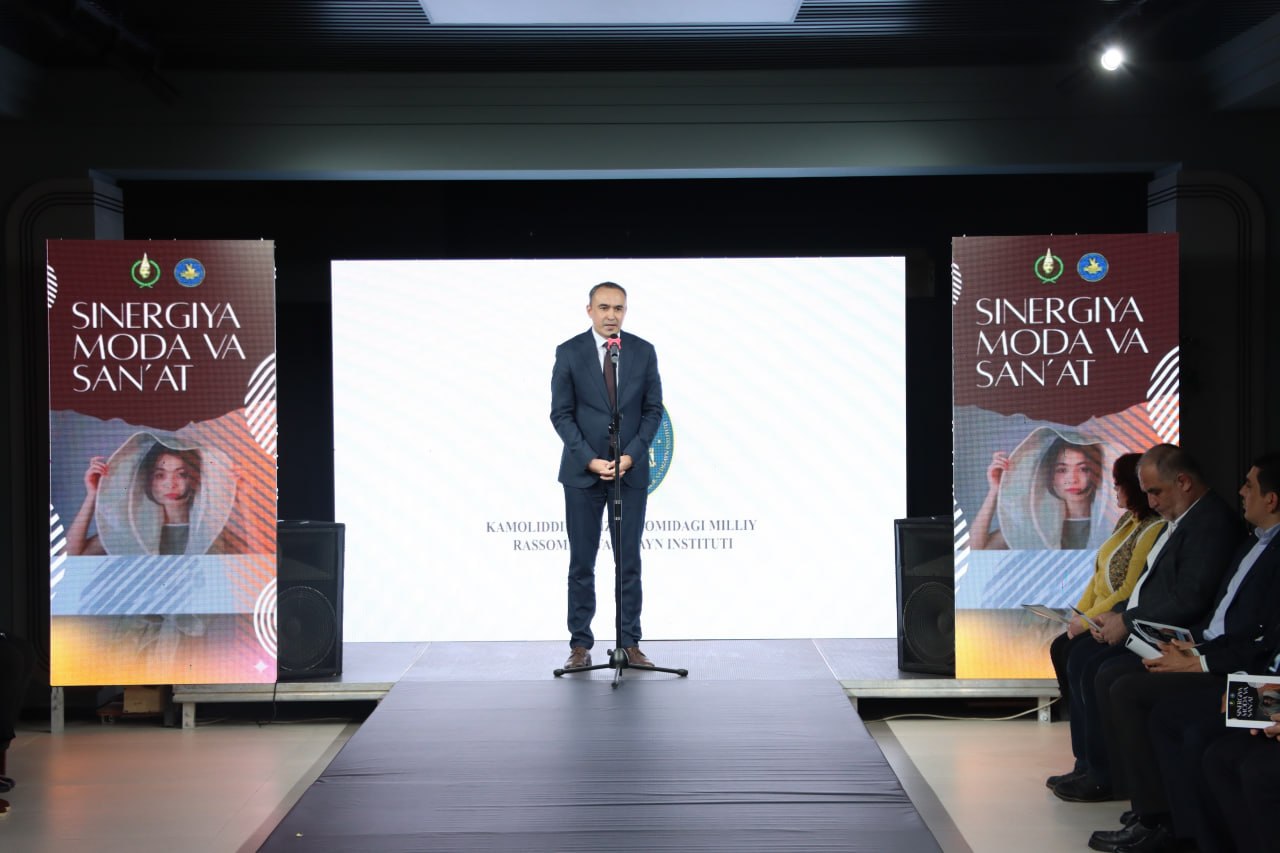 The fashion show "Synergy: Fashion and Art" was held at a high level as part of the International "Fine and Applied Arts Festival" at the Kamoliddin Behzod National Institute of Art and Design!