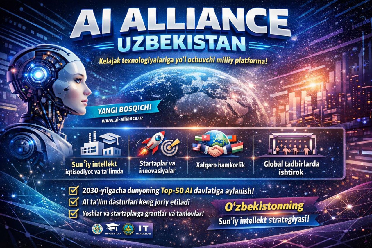 AI Alliance Uzbekistan is a national platform paving the way for future technologies!