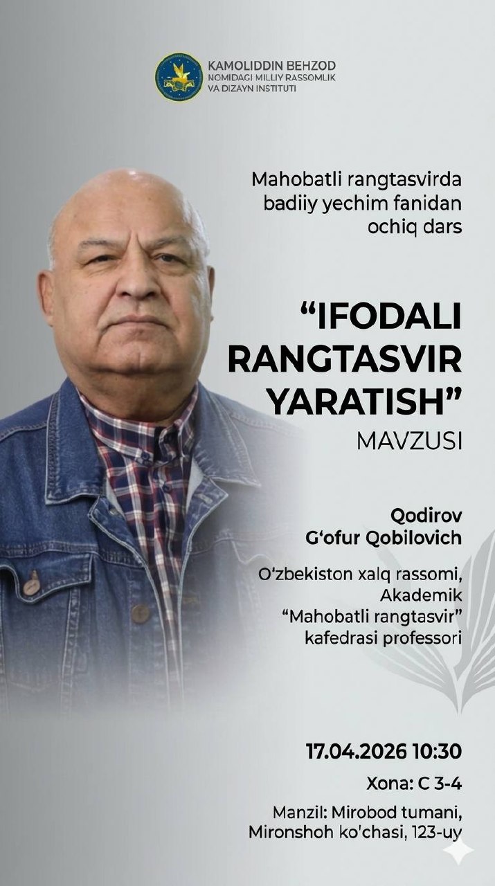 “Ifodali rangtasvir yaratish” mavzusida ochiq dars.