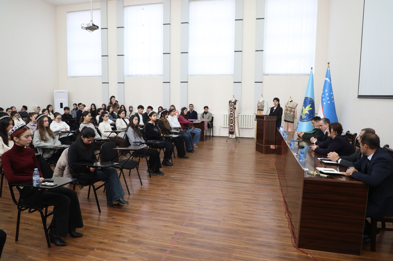 A "Rector and Youth" meeting was held at the Faculty of Design of the Kamoliddin Behzod National Institute of Art and Design!