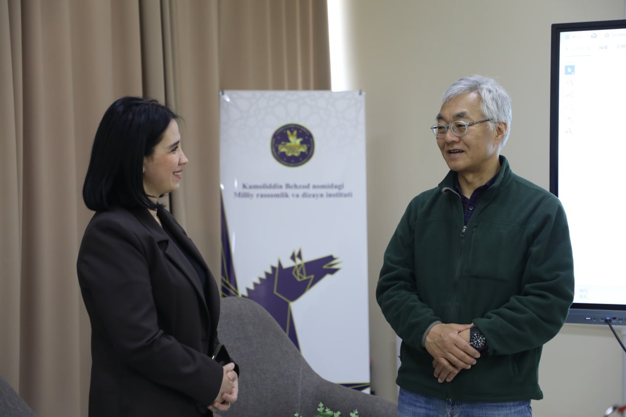 Lectures and practical classes with the participation of foreign experts are being organized at the Kamoliddin Behzod National Institute of Art and Design!